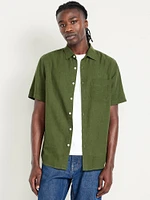 Classic Fit Everyday Linen-Blend Shirt