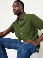 Classic Fit Everyday Linen-Blend Shirt