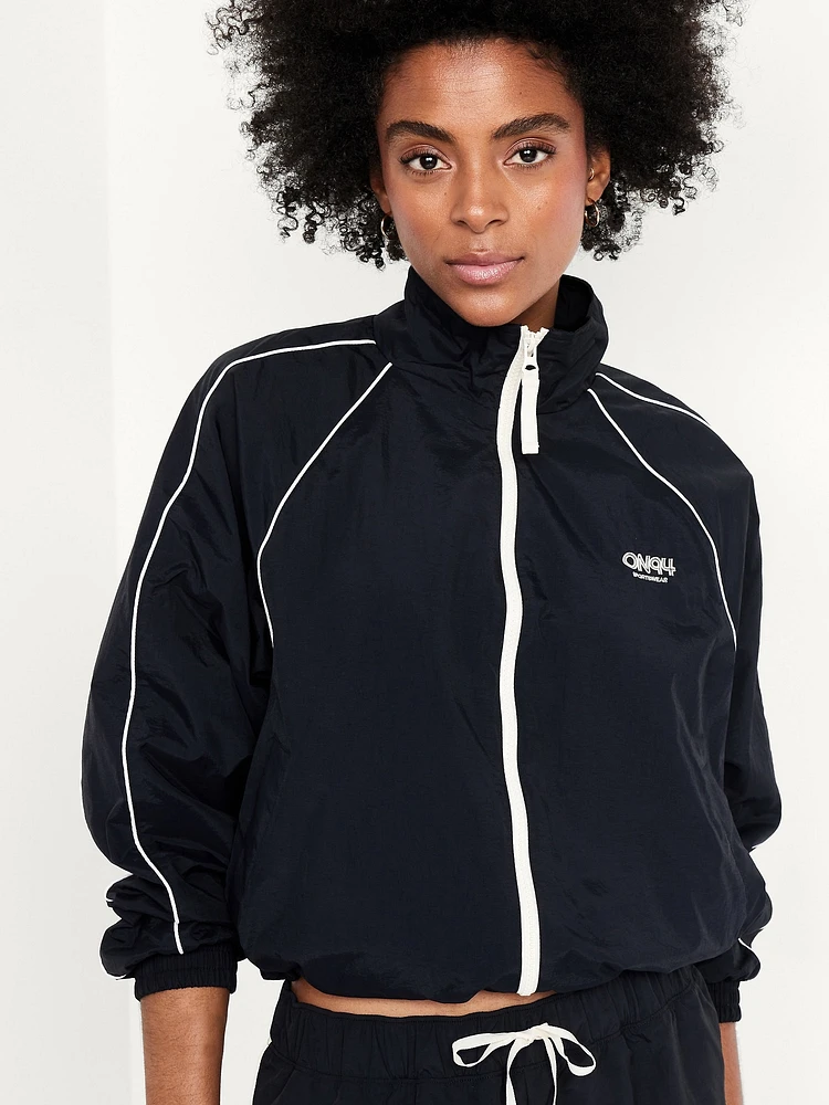 Nylon Zip Jacket