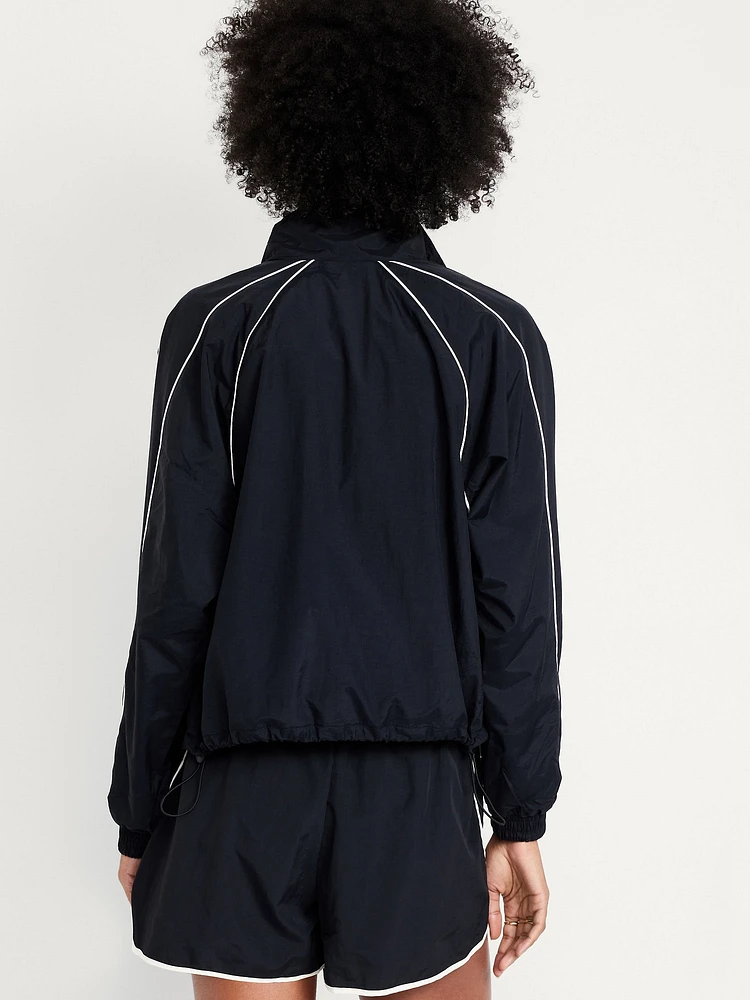 Nylon Zip Jacket
