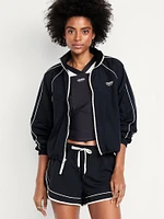 Nylon Zip Jacket