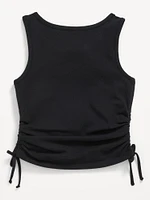 Side-Ruched Tank Top for Girls