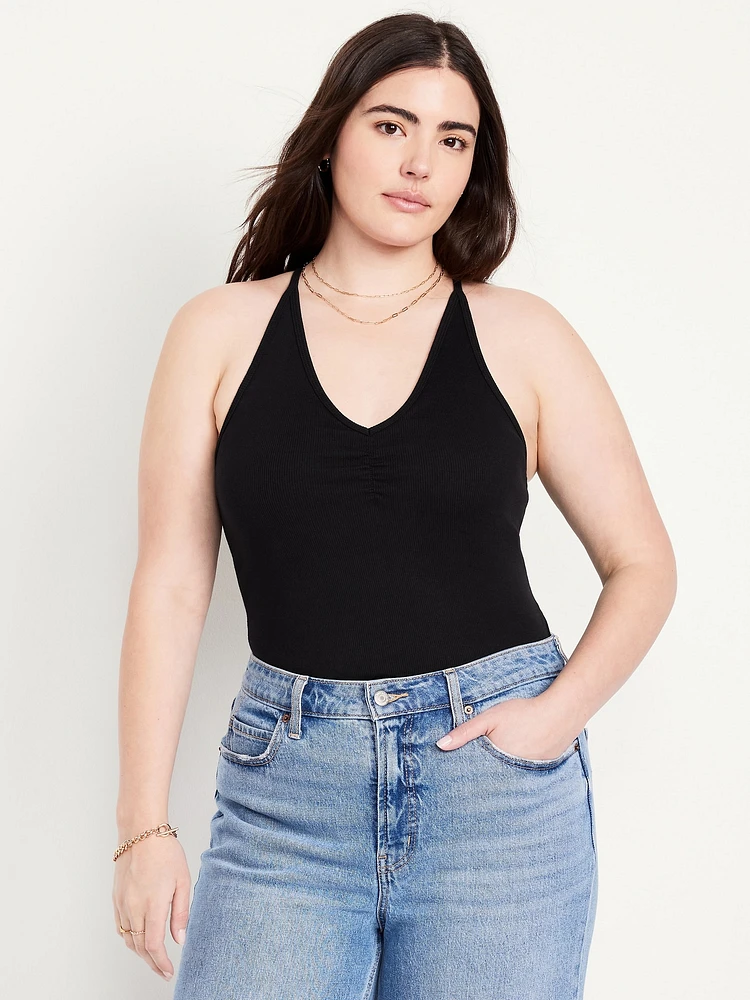 Racerback Crop Tank Top