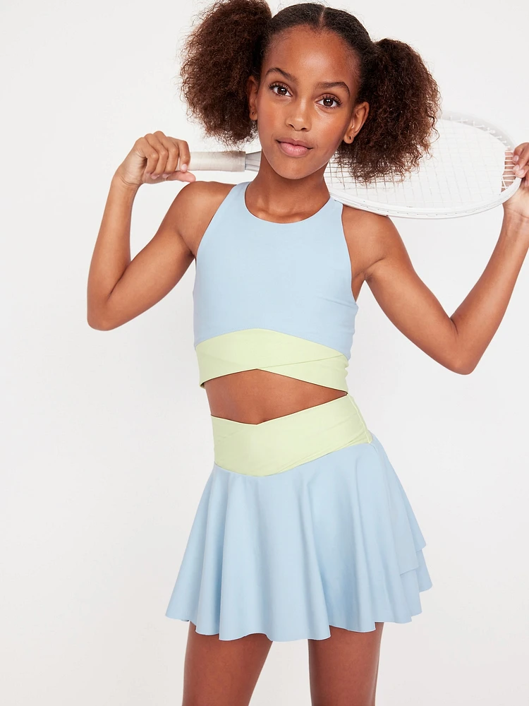 PowerSoft Longline Sports Bra for Girls