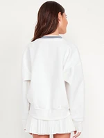 Dynamic Fleece V-Neck Graphic Sweatshirt for Girls