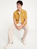 Cropped Utility Pocket Shirt
