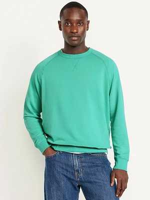 Garment-Dyed Crew-Neck Sweatshirt