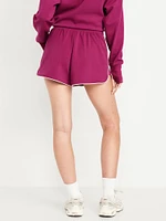Extra High-Waisted Dynamic Fleece Sweat Shorts