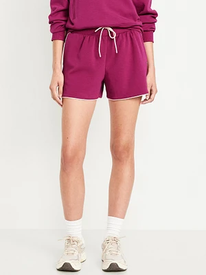 Extra High-Waisted Dynamic Fleece Sweat Shorts