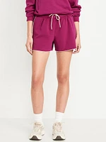 Extra High-Waisted Dynamic Fleece Sweat Shorts