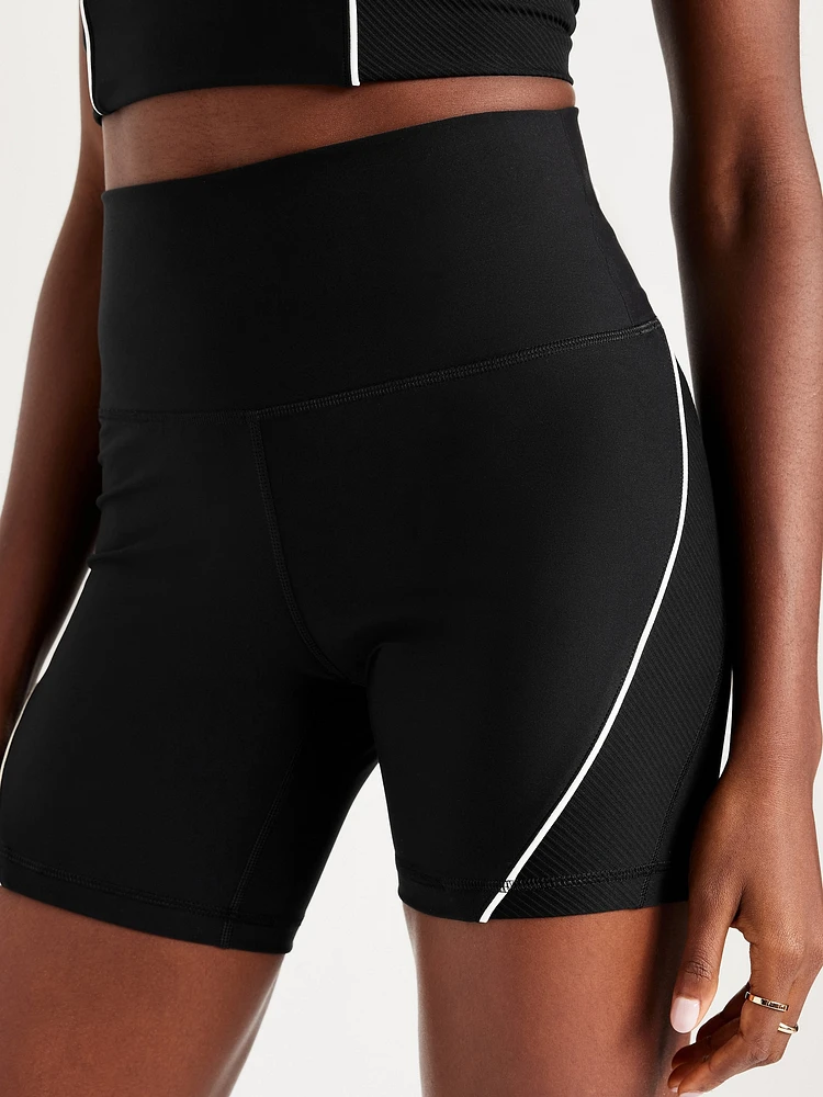 High-Waisted PowerSoft Biker Shorts - 6-inch inseam