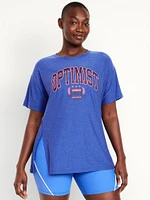 CloudMotion Oversized Graphic T-Shirt