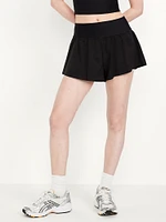 High-Waisted StretchTech 2-in-1 Shorts -- 3-inch inseam