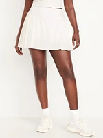 Extra High-Waisted StretchTech Pleated Skort