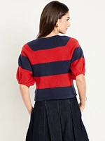 SoSoft Puff-Sleeve Sweater