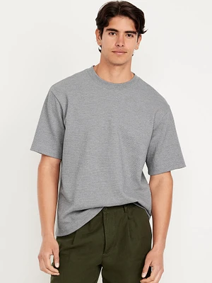 Waffle-Knit T-Shirt