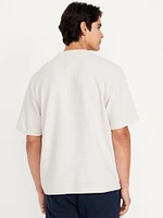 Waffle-Knit T-Shirt