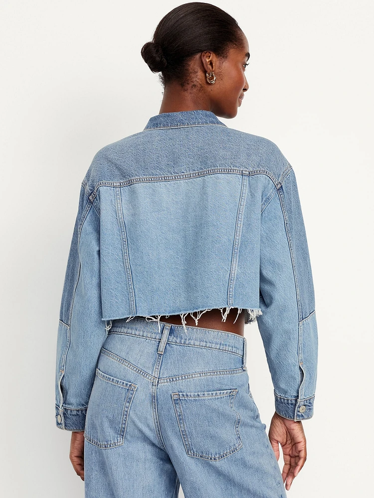 Cropped Jean Jacket