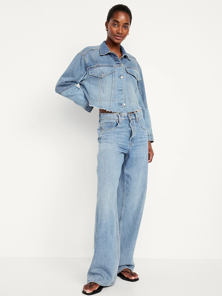 Cropped Jean Jacket