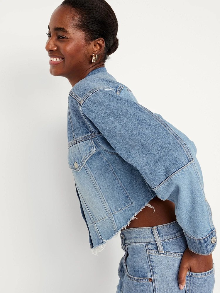 Cropped Jean Jacket