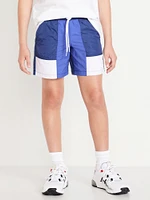 Water-Resistant Windbreaker Shorts for Boys