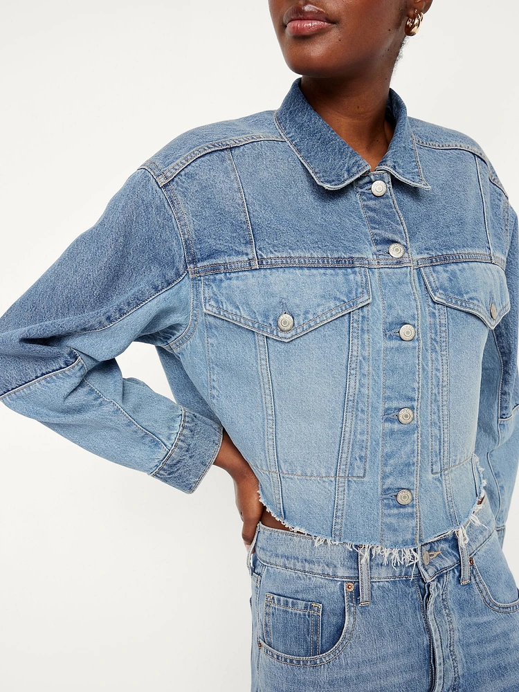 Cropped Jean Jacket