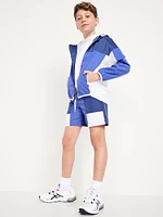 Water-Resistant Windbreaker Shorts for Boys