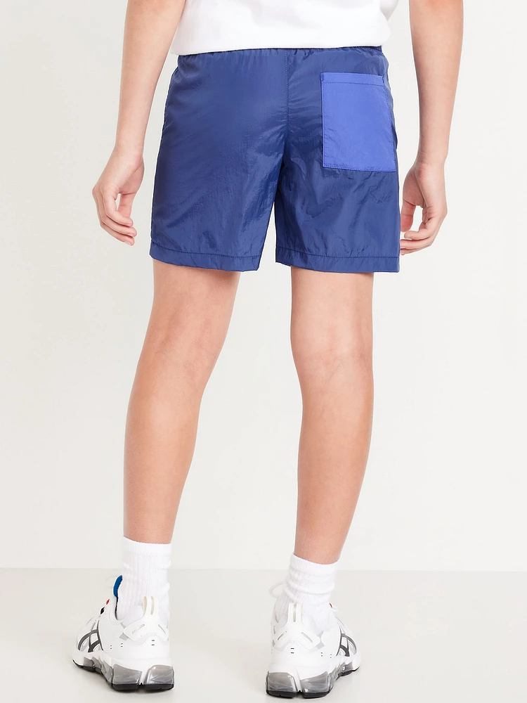 Water-Resistant Windbreaker Shorts for Boys