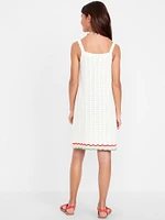 Sleeveless Sweater-Knit Dress for Girls