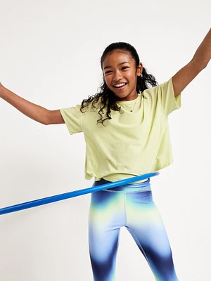 CloudMotion Cropped Performance T-Shirt for Girls