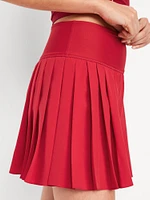 Extra High-Waisted StretchTech Pleated Skort