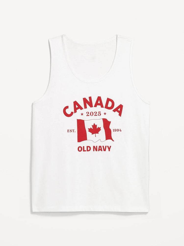 Canada Flag Graphic Tank Top