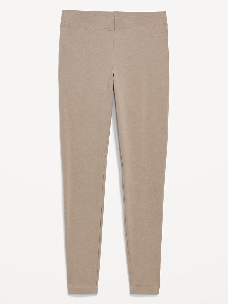 High-Waisted Jersey Fashion Layering Leggings