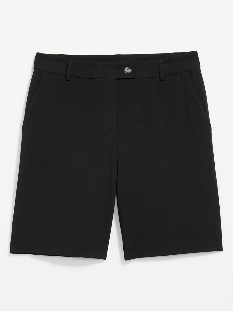 Mid-Rise Taylor Bermuda Shorts -- 10-inch inseam