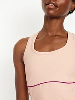 PowerSoft Racerback Cropped Shell Tank