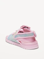 Mesh Double-Strap Sandals for Toddler Girls