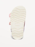 Clear Double-Strap Sandals for Toddler Girls