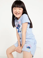 Disney© Stitch High-Waisted Graphic Shorts for Girls