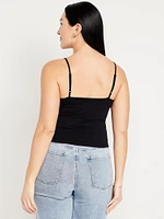 Double-Layer Cropped Cami Top