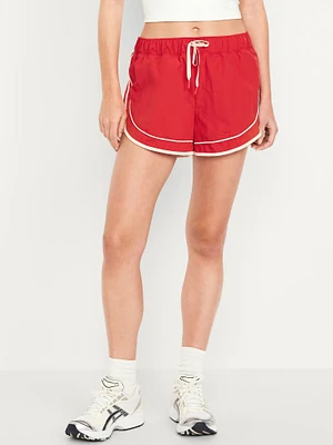 Mid-Rise Run Shorts