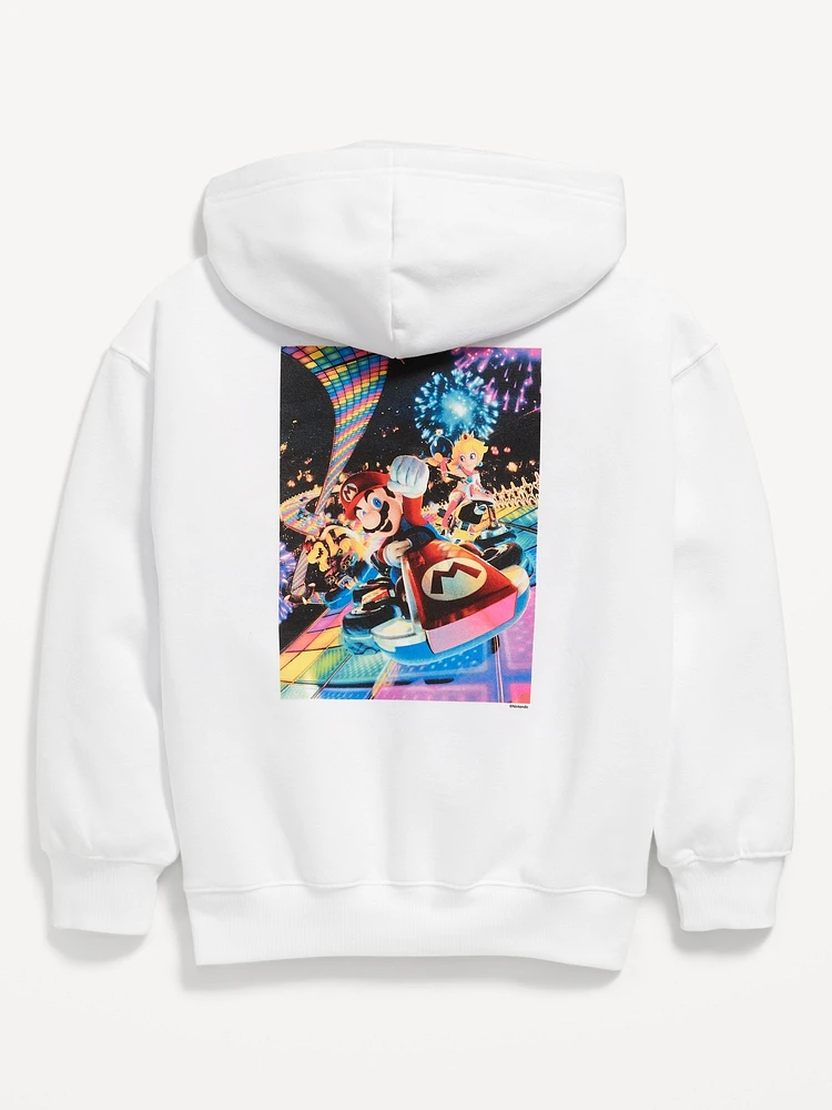 Mario Kart™ Oversized Gender-Neutral Pullover Hoodie for Kids