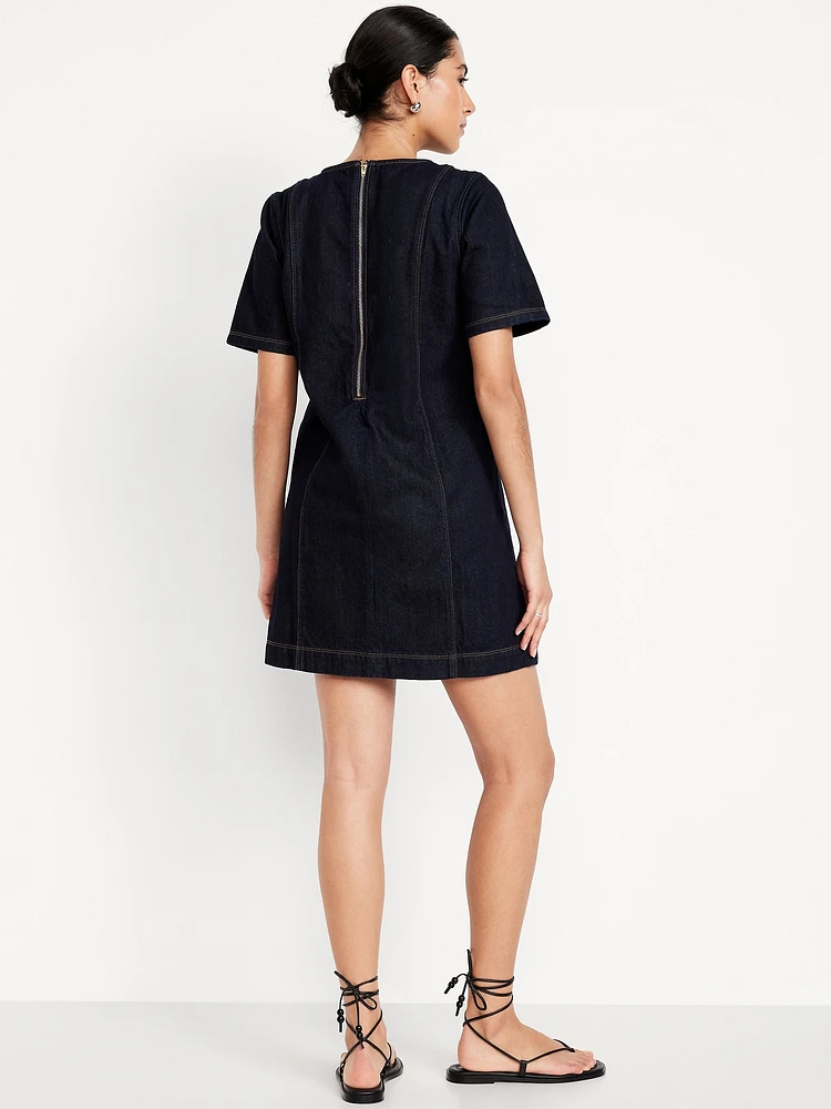 Denim Mini Dress