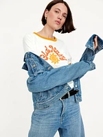 EveryWear Logo-Graphic Ringer T-Shirt