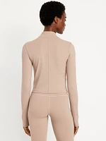 StudioSmooth Crop Full Zip