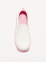 Faux-Leather Slip-On Sneakers for Girls