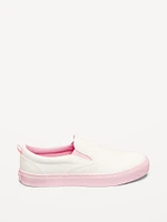 Faux-Leather Slip-On Sneakers for Girls