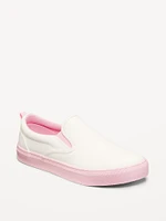 Faux-Leather Slip-On Sneakers for Girls