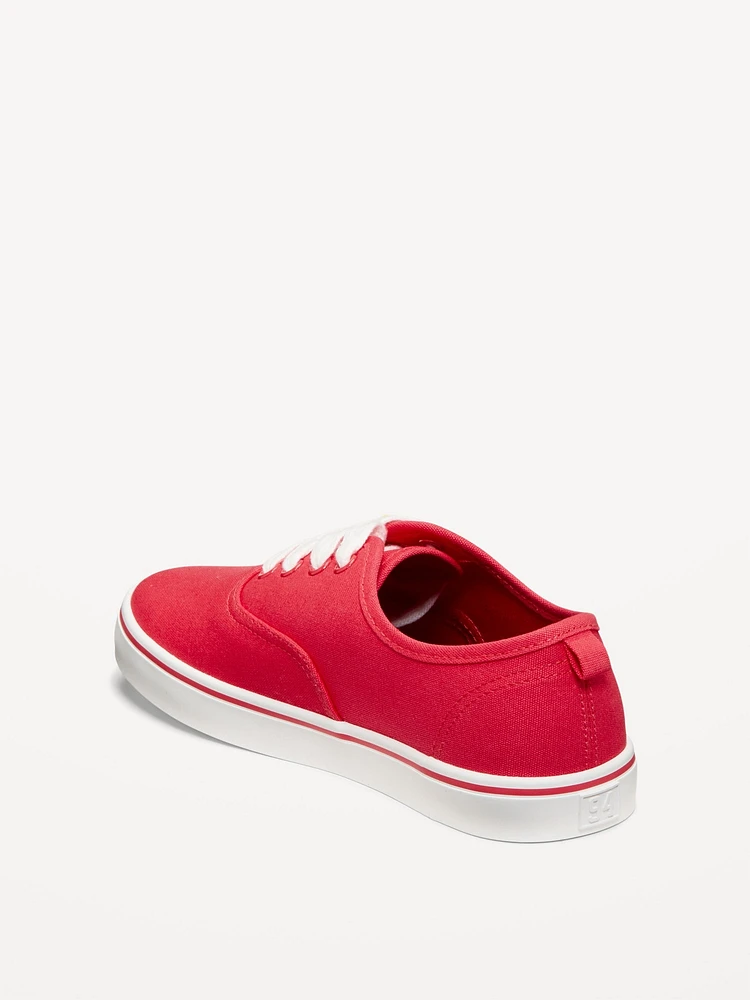 Canvas Lace-Up Sneakers for Girls