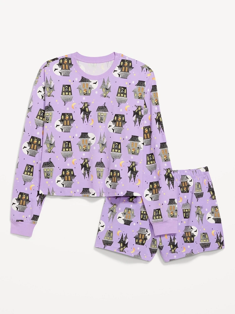 Halloween Pajama Short Set