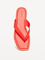 Faux-Leather Flip Flop for Women